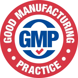 GMP certified facility badge